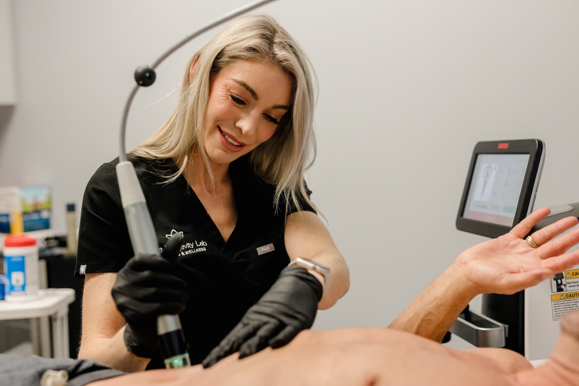 A woman performs Skin Rejuvenation Near Greenwood Village